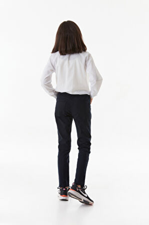 Beli Lastikli Straight Unisex Çocuk Pantolon 