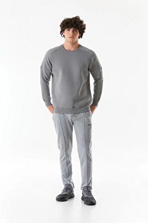 3 İplik Basic Bisiklet Yaka Sweatshirt