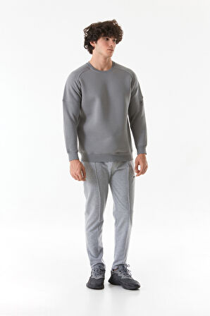 3 İplik Basic Bisiklet Yaka Sweatshirt