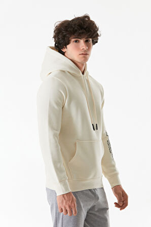 3 İplik Kanguru Cepli Kapüşonlu Sweatshirt