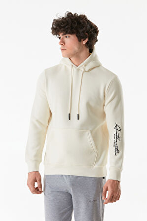 3 İplik Kanguru Cepli Kapüşonlu Sweatshirt