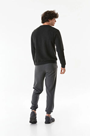 3 İplik Basic Bisiklet Yaka Sweatshirt