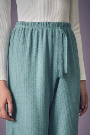 Fitilli Beli Lastikli Jogger Pantolon