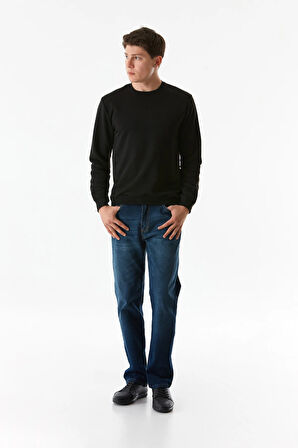 3 İplik Basic Bisiklet Yaka Sweatshirt