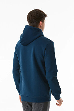 3 İplik Basic Kanguru Cepli Kapüşonlu Sweatshirt Hoodie
