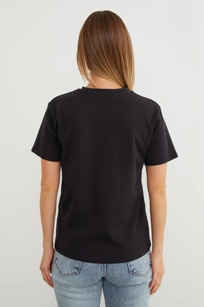 Basic Bisiklet Yaka Tişört