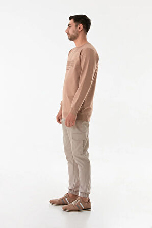 3 İplik Basic Kanguru Cepli Kapüşonlu Sweatshirt Hoodie