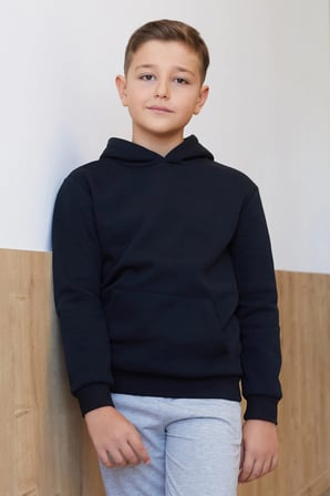 3 İplik Kanguru Cepli Kapüşonlu Erkek Çocuk Sweatshirt