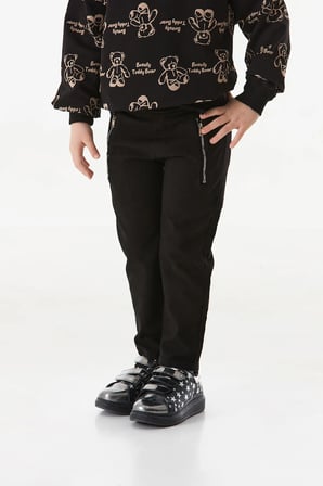Beli Bağlamalı Cebi Fermuarlı Unisex Pantolon