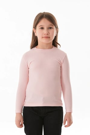 Fitilli Kız Çocuk Body