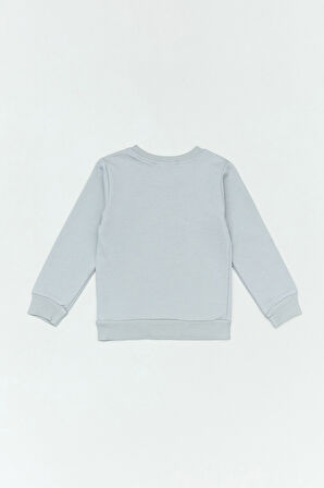 Scream Yazı Baskılı Erkek Çocuk Sweatshirt