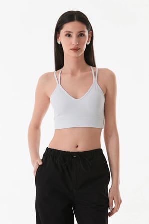 Basic İnce Askılı Kaplı Büstiyer