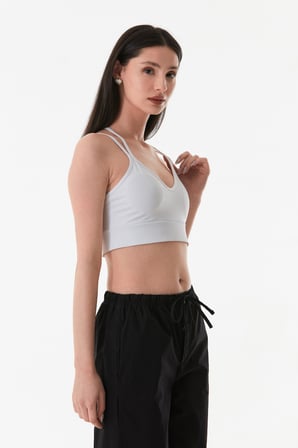 Basic İnce Askılı Kaplı Büstiyer