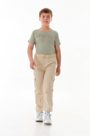Paraşüt Kumaş Erkek Çocuk Jogger Pantolon