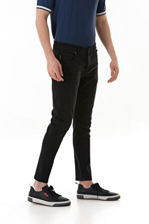 Fermuarlı Slim Fit Jean Pantolon