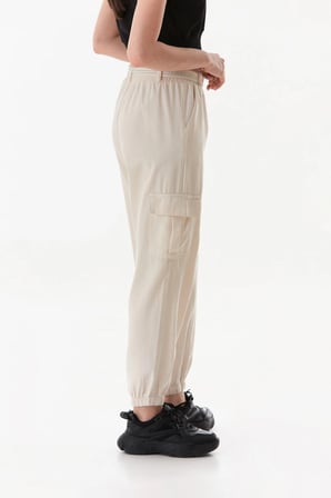 Kemerli Kargo Cepli Jogger Pantolon