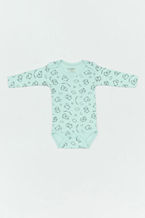 Panda Baskılı Unisex Çocuk Zıbın