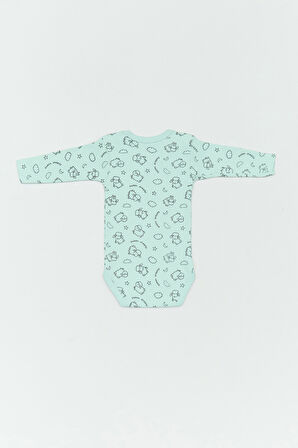 Panda Baskılı Unisex Çocuk Zıbın