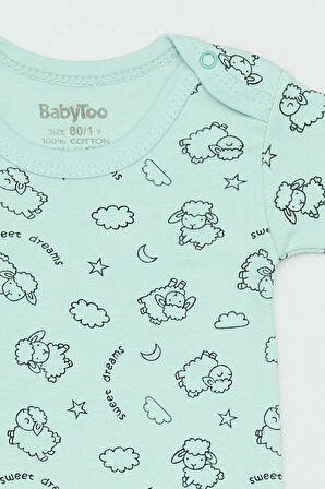 Panda Baskılı Unisex Çocuk Zıbın