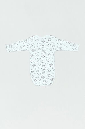 Panda Baskılı Unisex Çocuk Zıbın