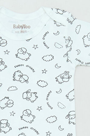Panda Baskılı Unisex Çocuk Zıbın