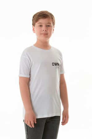 Own Way Yazı Baskılı Erkek Çocuk Tişört