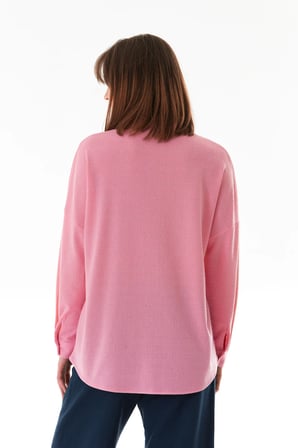 Basic Jakarlı Oversize Gömlek