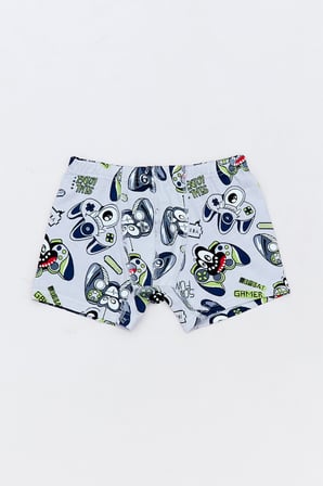 Canavar Baskılı Erkek Çocuk 3 Lü Boxer