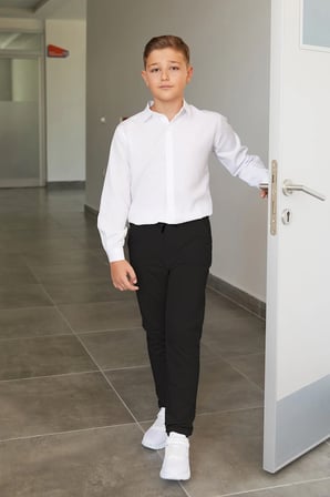 23 Nisan Beli Bağlamalı Duble Paça Erkek Çocuk Pantolon