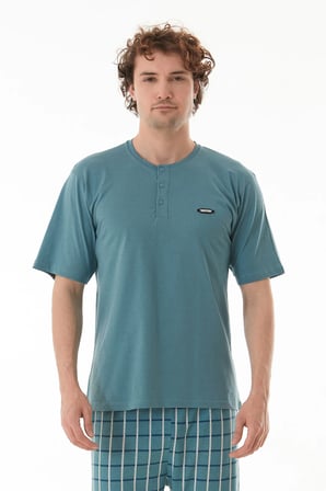 Ekose Desenli Pijama Takımı