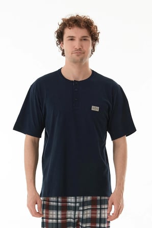 Ekose Desenli Pijama Takımı