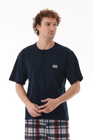 Ekose Desenli Pijama Takımı
