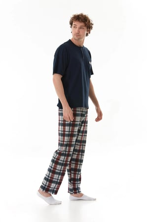 Ekose Desenli Pijama Takımı