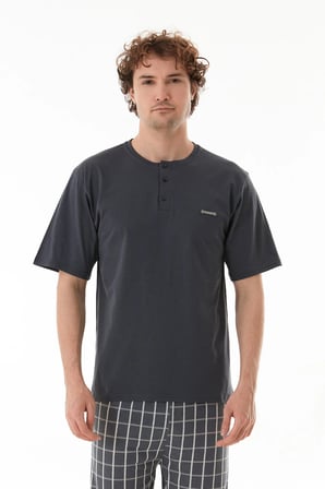 Ekose Desenli Pijama Takımı