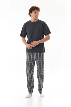 Ekose Desenli Pijama Takımı
