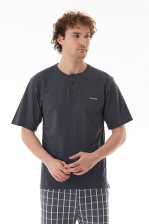 Ekose Desenli Pijama Takımı