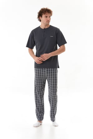 Ekose Desenli Pijama Takımı