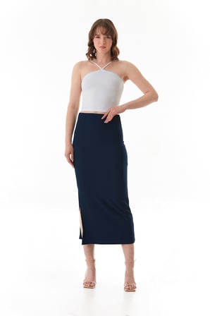 Fitilli Çapraz Askılı Crop Body