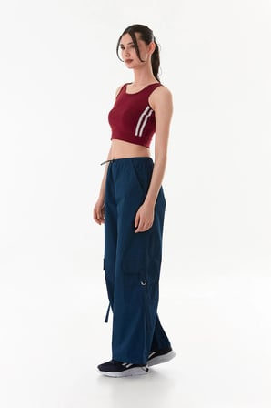Yanları Şeritli Halter Yaka Büstiyer