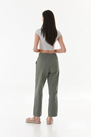 Beli Lastikli Gabardin Pantolon