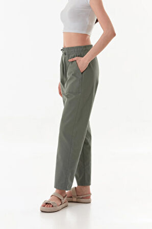 Beli Lastikli Gabardin Pantolon