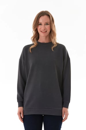 Basic Bisiklet Yaka Modal Tunik