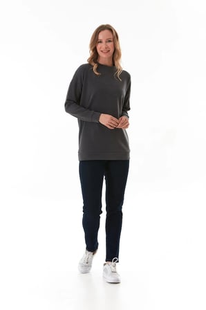 Basic Bisiklet Yaka Modal Tunik