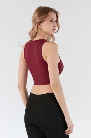 Fitilli V Yaka Seamless Crop Body