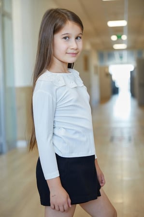 Fitilli Bebe Yaka Kız Çocuk Body