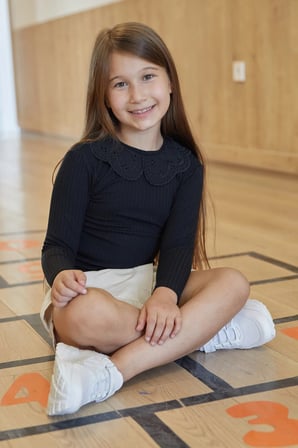 Fitilli Bebe Yaka Kız Çocuk Body