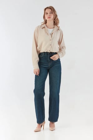 Basic Body Detaylı Kolyeli Gömlek