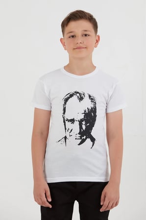 23 Nisan Atatürk Baskılı Unisex Çocuk Tişört