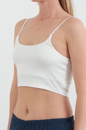 Basic İp Askılı Crop Büstiyer