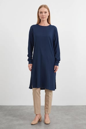 Fullamodest Basic Yanları Yırtmaçlı Tunik
